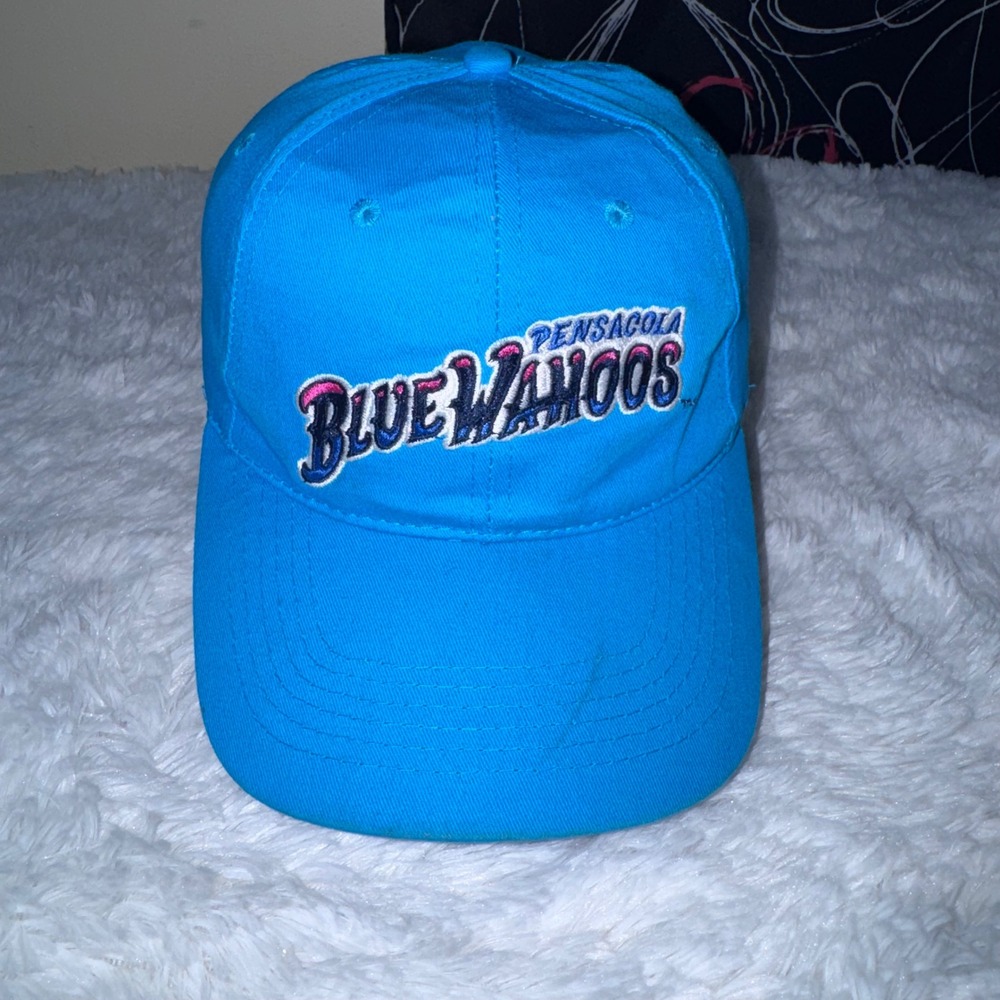 Associated Premium Pensacola Blue Wahoos Hat Mens OSFM Blue Excellent MiLB Cap